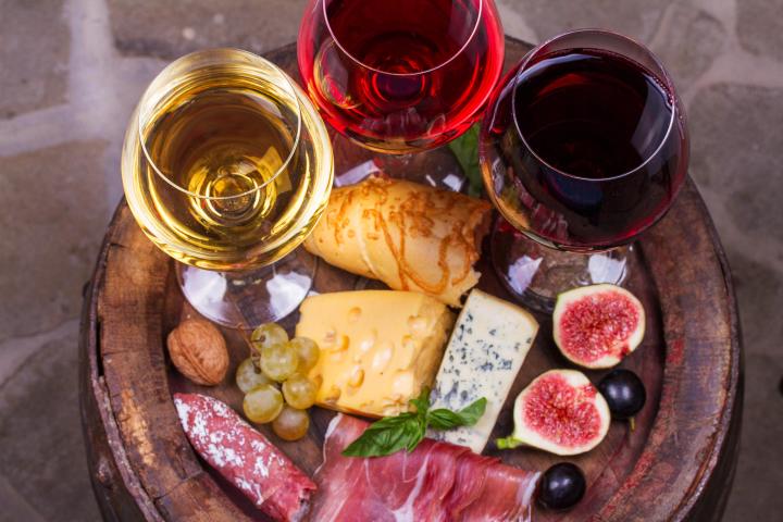 a plate of food on a table